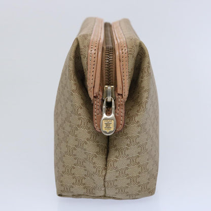 Luxury CELINE Macadam Canvas Pouch Beige am5463