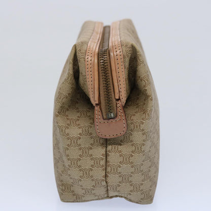 Luxury CELINE Macadam Canvas Pouch Beige am5463