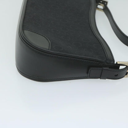 Luxury CELINE C Macadam Canvas Shoulder Bag Black am5538