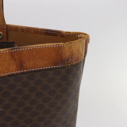 Luxury CELINE Macadam Canvas Tote Bag PVC Brown am5886