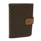 Luxury CELINE Macadam Canvas Day Planner Cover PVC Brown  am5982