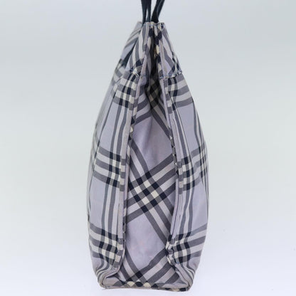 Burberry Nova Label Nylon Blue Handbag