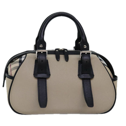 Burberry Nova Auth Canvas Beige Handbag Style 6