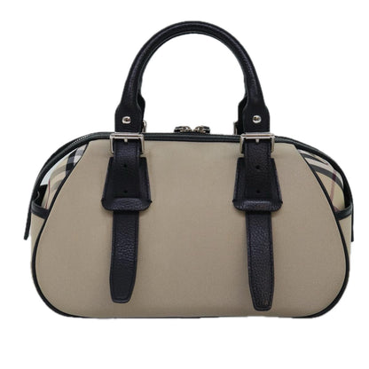 Burberry Nova Auth Canvas Beige Handbag Style 6