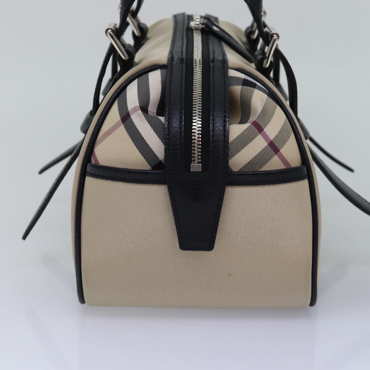 Burberry Nova Auth Canvas Beige Handbag Style 6