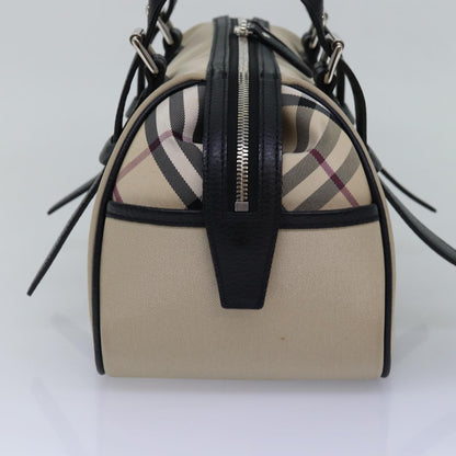 Burberry Nova Auth Canvas Beige Handbag Style 6