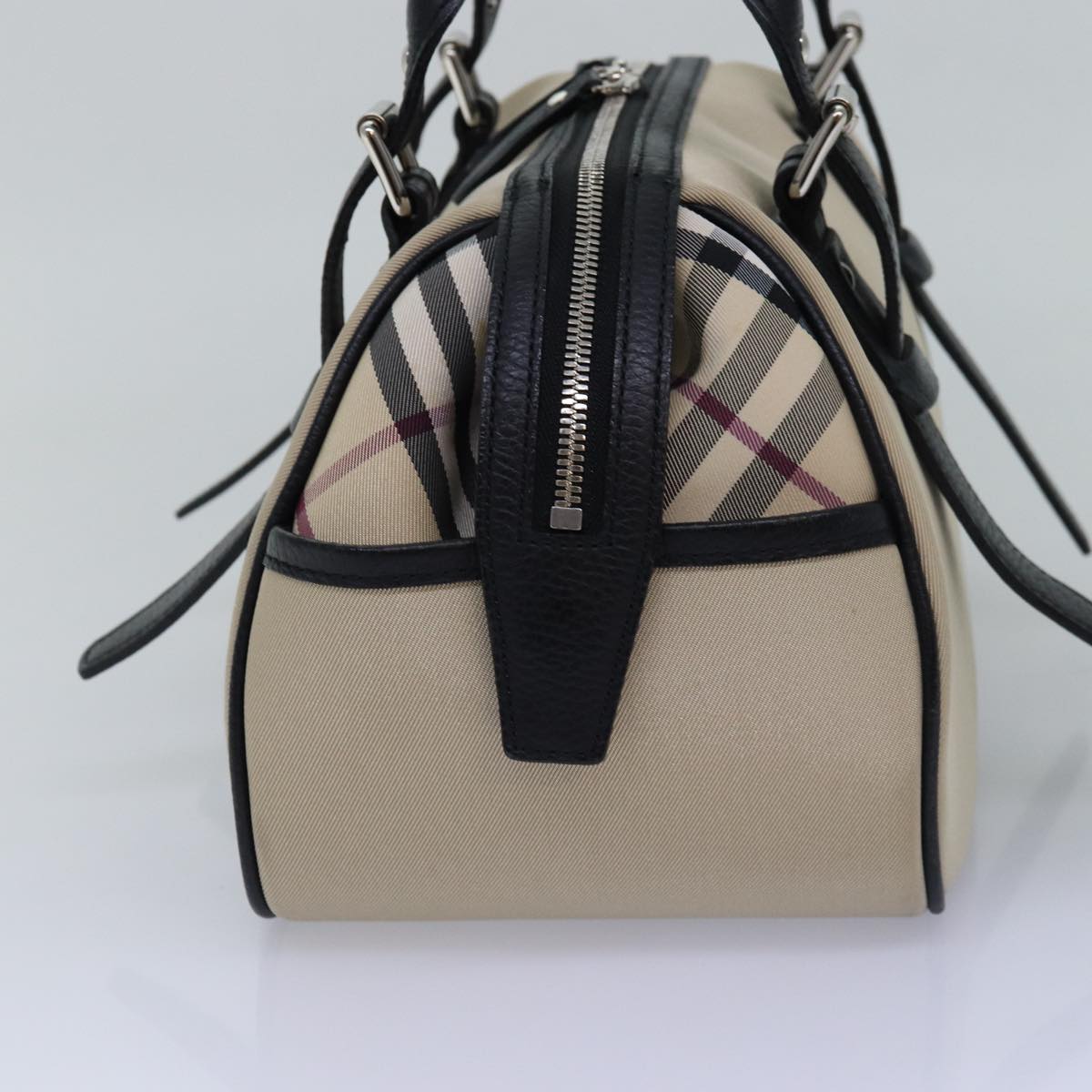 Burberry Nova Auth Canvas Beige Handbag Style 6