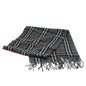 Luxury BurberrySs Nova Check Scarf Wool Gray Auth am6330