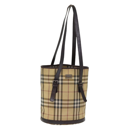 Burberry Nova Coated Canvas Beige Shoulder Bag Style 2