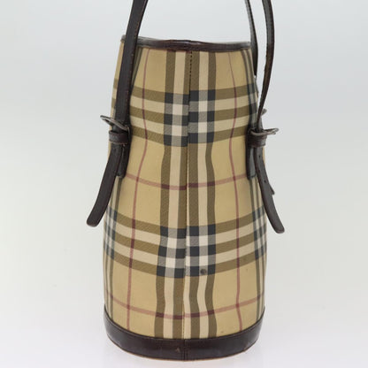 Burberry Nova Coated Canvas Beige Shoulder Bag Style 2