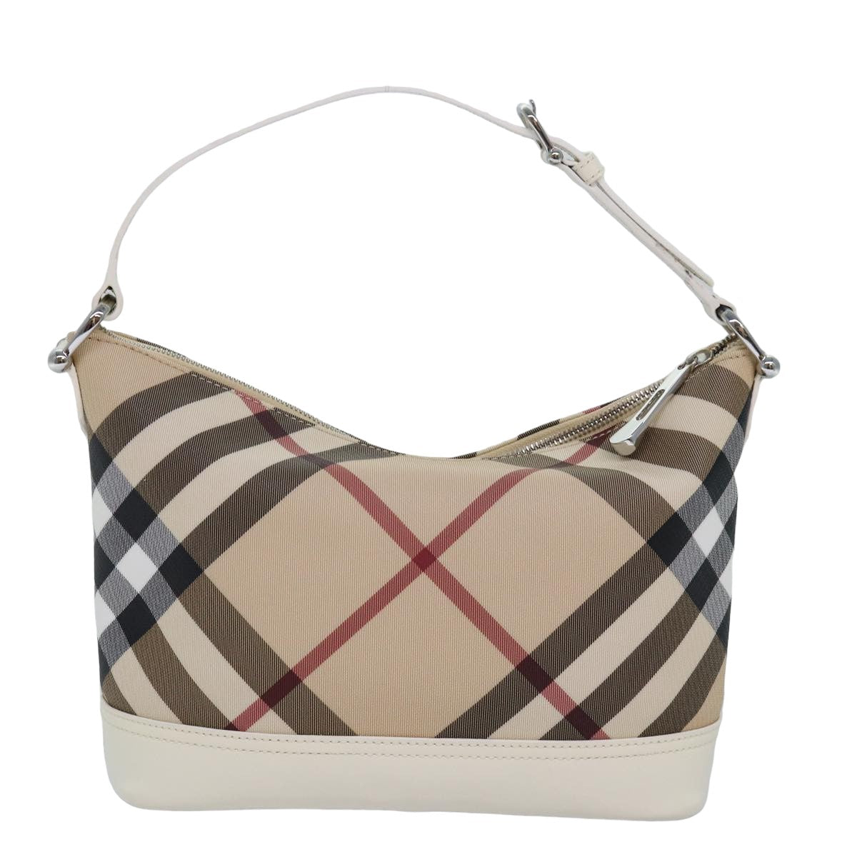 Burberry Nova Auth Leather Beige Shoulder Bag Style 8