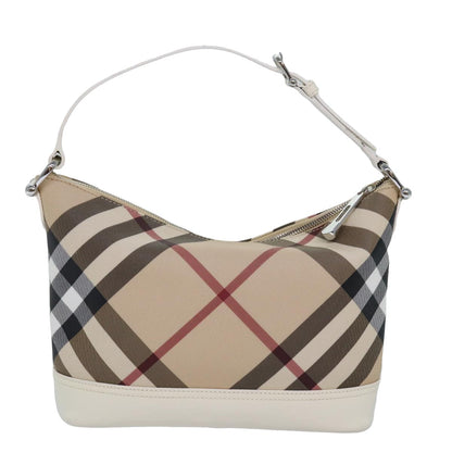 Burberry Nova Auth Leather Beige Shoulder Bag Style 8