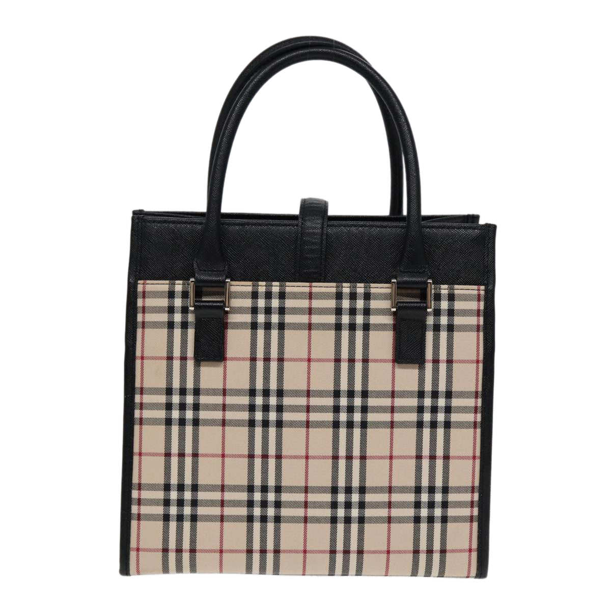 Burberry Nova Auth Canvas Black Handbag