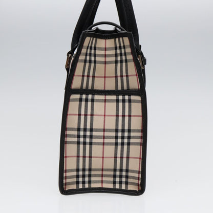 Burberry Nova Auth Canvas Black Handbag