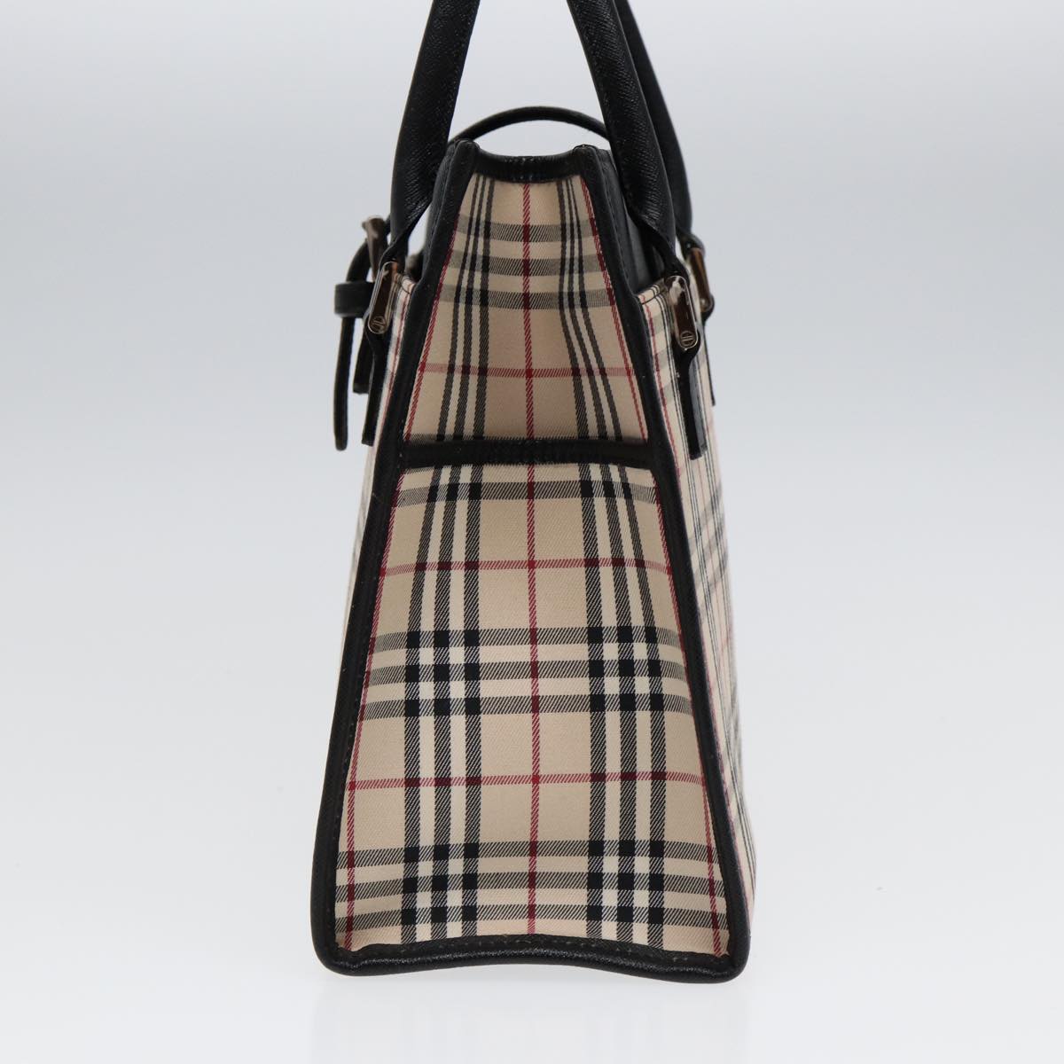 Burberry Nova Auth Canvas Black Handbag