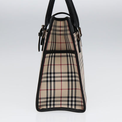 Burberry Nova Auth Canvas Black Handbag