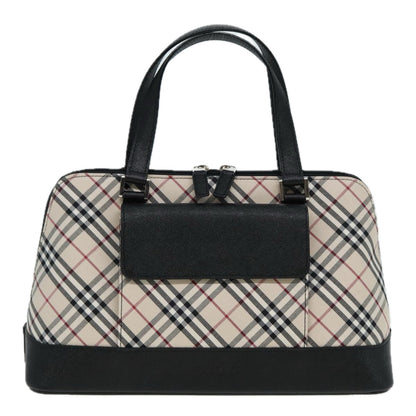 Burberry Nova Auth Leather Black Handbag