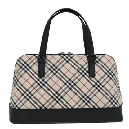 Burberry Nova Auth Leather Black Handbag
