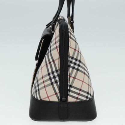 Burberry Nova Auth Leather Black Handbag
