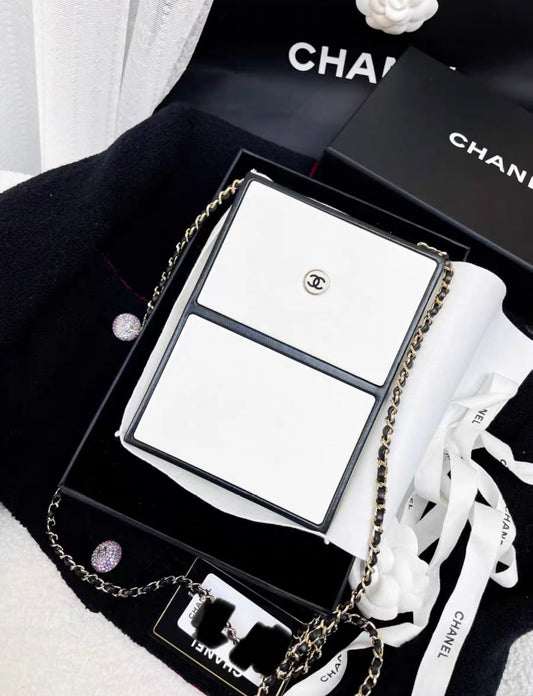 Chanel Luxury Leather Black Clutch Rovelle Bags