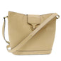 Luxury CELINE Shoulder Bag Leather Beige ar10051B