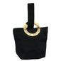 Luxury CELINE Circle Pouch Nylon Black ar10146B