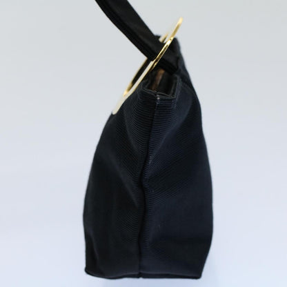 Luxury CELINE Circle Pouch Nylon Black ar10146B