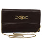Luxury CELINE Horse Carriage Chain Wallet Leather Brown  ar10223