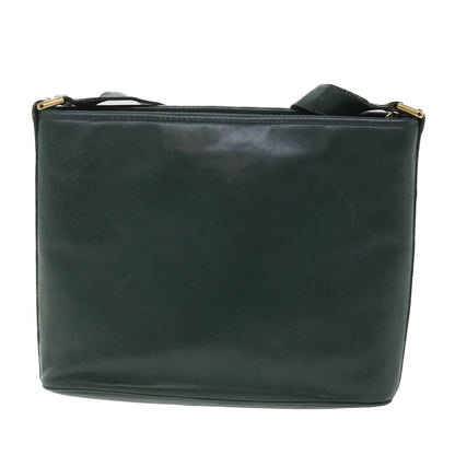 Luxury CELINE Shoulder Bag Leather Green ar10370B