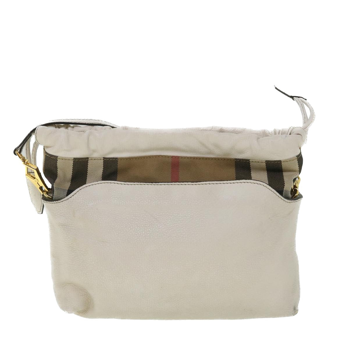 Burberry Nova Auth Leather Beige Shoulder Bag Style 3