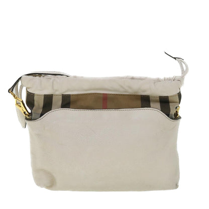 Burberry Nova Auth Leather Beige Shoulder Bag Style 3