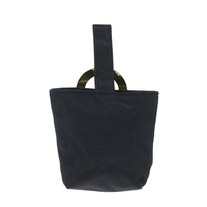 Luxury CELINE Circle Pouch Nylon Black ar10550B