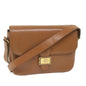 Luxury CELINE Shoulder Bag Leather Brown ar10831B