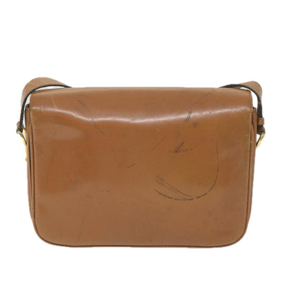 Luxury CELINE Shoulder Bag Leather Brown ar10831B