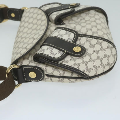 Luxury CELINE Macadam Canvas Shoulder Bag PVC Leather Whe ar11116