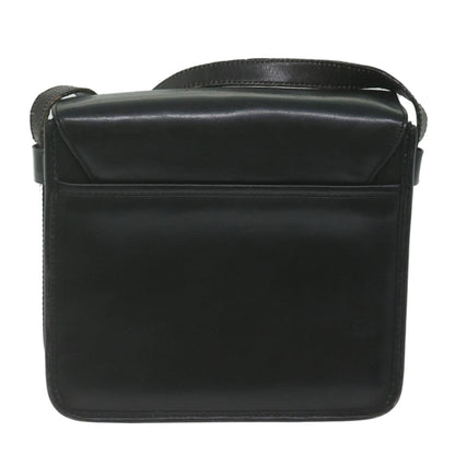Luxury CELINE Shoulder Bag Leather Black ar11207