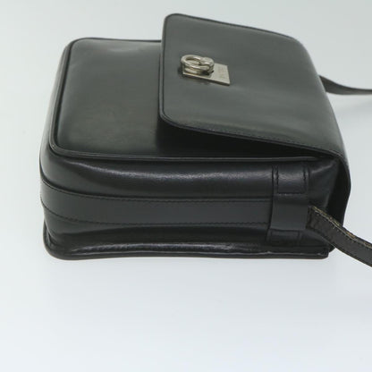 Luxury CELINE Shoulder Bag Leather Black ar11207