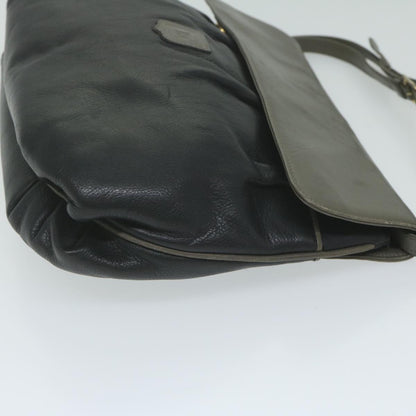 Luxury CELINE Shoulder Bag Leather Black ar11210