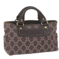 Luxury CELINE Paris Macadam Canvas Boogie Hand Bag Brown ar11308
