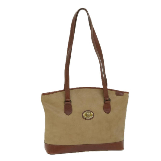 Burberry BURBERRYSs Auth Leather Beige Shoulder Bag