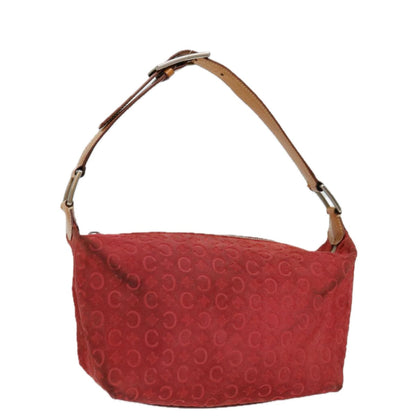 Luxury CELINE C Macadam Canvas Hand Bag Red ar11578B