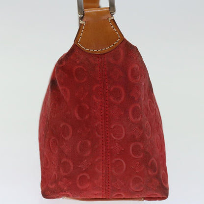 Luxury CELINE C Macadam Canvas Hand Bag Red ar11578B