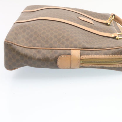 Luxury CELINE Macadam Canvas Hand Bag Brown ar6250