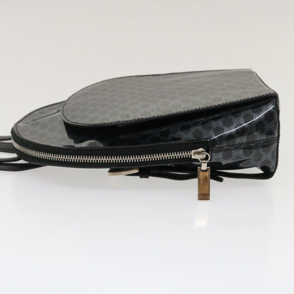 Luxury CELINE Macadam Backpack Vinyl Black ar6749