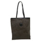 Luxury CELINE Macadam Canvas Tote Bag PVC Leather Black Brown ar6808