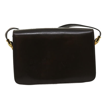 Luxury CELINE Horse Carriage Shoulder Bag Leather Brown ar7057