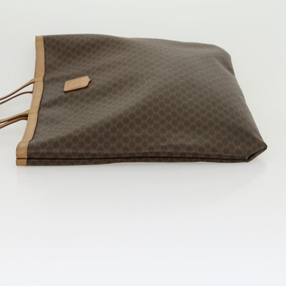 Luxury CELINE Macadam Canvas Tote Bag Brown ar7191