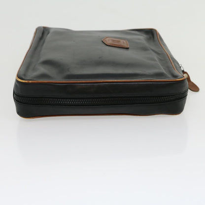 Luxury CELINE Clutch Bag Leather Black ar7220