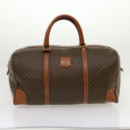 Luxury CELINE Macadam Canvas Boston Bag 5Set Brown ar7260
