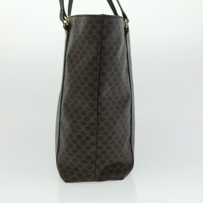 Luxury CELINE Macadam Canvas Tote Bag Black ar7450